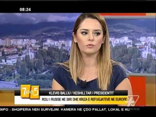 7pa5 - Roli i Rusise ne Siri,kriza e refugjateve ne Europe - 26 Tetor 2015 - Show - Vizion Plus