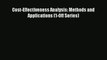 Download Cost-Effectiveness Analysis: Methods and Applications (1-Off Series)# Ebook Online