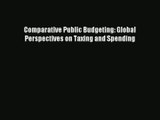 Read Comparative Public Budgeting: Global Perspectives on Taxing and Spending# Ebook Free