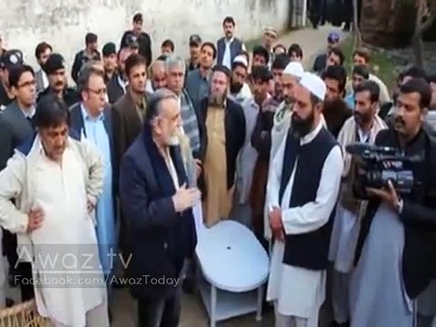 IGP KP Nasir Durrani visited village Hund and inquired about their problems