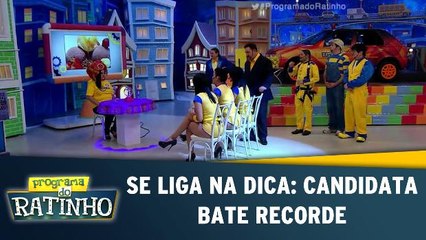 Se Liga Na Dica: Participante bate recorde