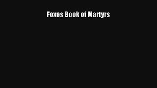 Foxes Book of Martyrs [Read] Online