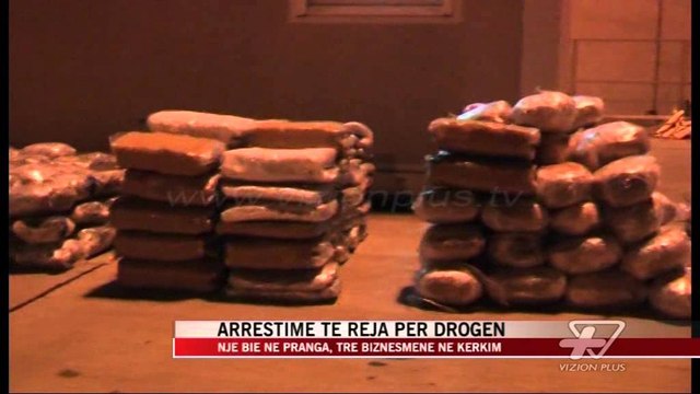 Arrestime të reja për drogën - News, Lajme - Vizion Plus
