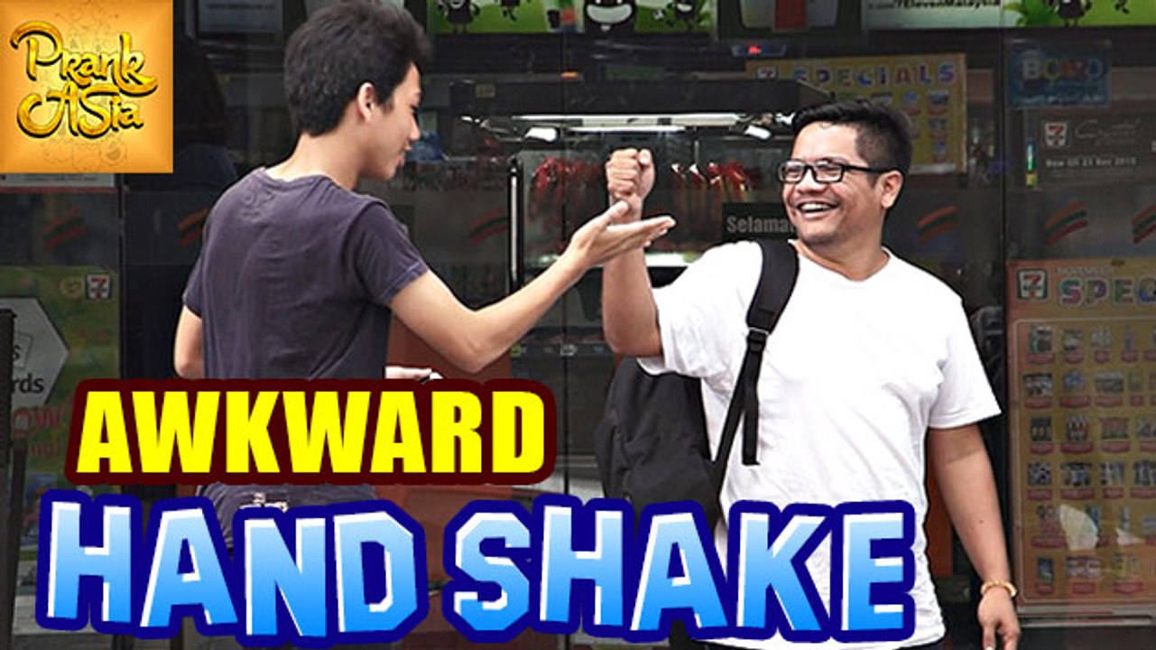 Awkward Hand Shake | Prank Asia