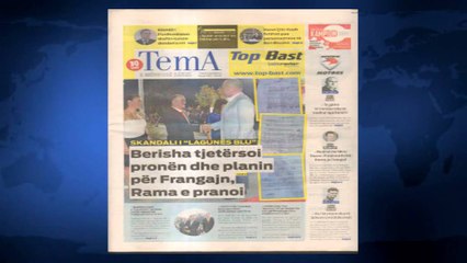 SHTYPI I DITES ME TITUJT KRYESORE TE GAZETAVE SHQIPTARE E MERKURE 28 TETOR 2015 LAJM