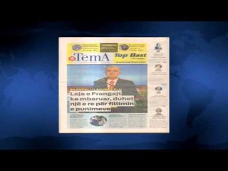 SHTYPI I DITES ME TITUJT KRYESORE TE GAZETAVE SHQIPTARE E ENJTE 29 TETOR LAJM