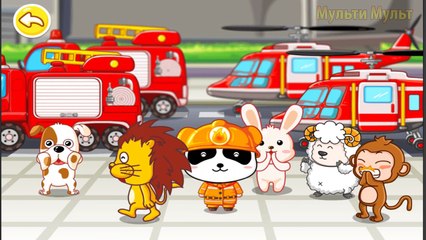 FireTruck and fire Cartoon about toy cars Cartoon in English Мультфильм Маленький пожарник