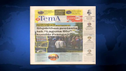 SHTYPI I DITES ME TITUJT KRYESORE TE GAZETAVE SHQIPTARE E HENE 2 NENTOR 2015 LAJM