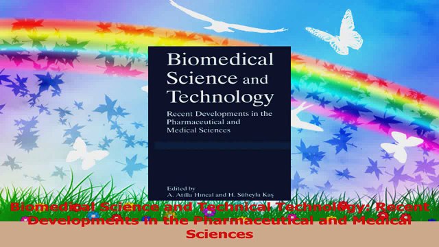 Biomedical Science and Technical Technology Recent Developments in the Pharmaceutical and PDF