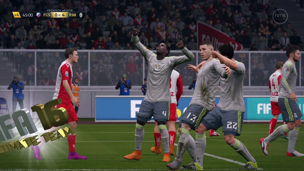FIFA 16 FUT-scherm (In menu's)