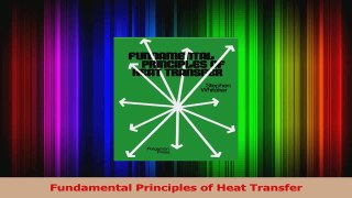 PDF Download  Fundamental Principles of Heat Transfer Download Full Ebook