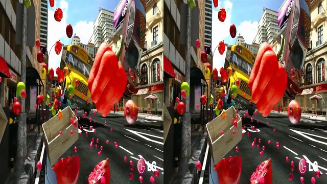LG 3D Demo - Cinema 3D World II - 3D Side by Side (SBS)