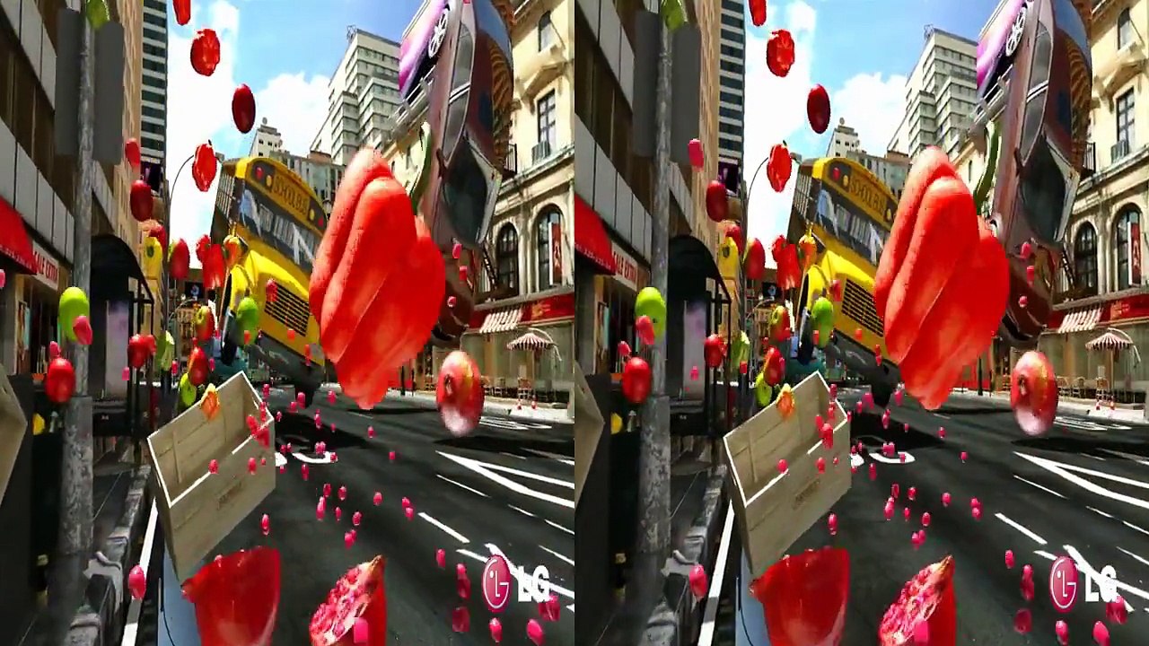 LG 3D Demo - Cinema 3D World II - 3D Side by Side (SBS)