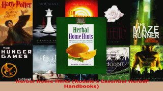 Read  Herbal Home Hints Rodales Essential Herbal Handbooks Ebook Free