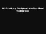 Download PHP 6 and MySQL 5 for Dynamic Web Sites: Visual QuickPro Guide# PDF Online