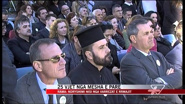 25 vjet nga mesha e parë, Rama në Shkodër - News, Lajme - Vizion Plus