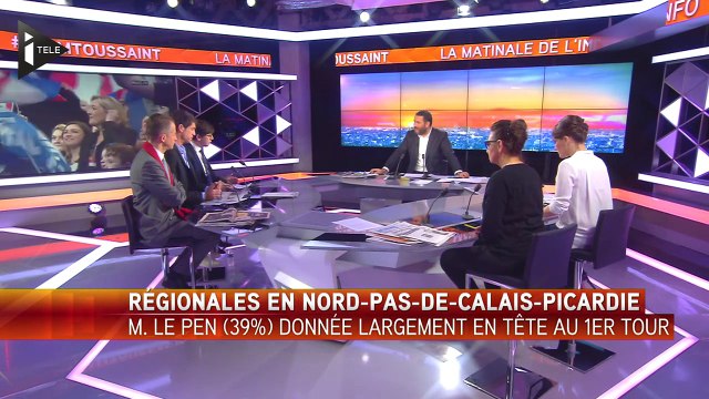 Régionales : Marine Le Pen à 39% en Nord-Pas-de-Calais-Picardie