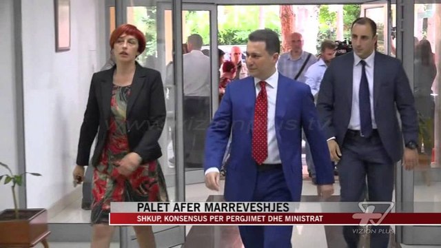 Pranë marrëveshjes për qeverinë në Maqedoni - News, Lajme - Vizion Plus