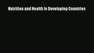 Read Nutrition and Health in Developing Countries# Ebook Free