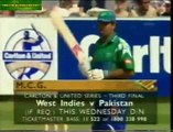 Pakistan vs West Indies 2nd Final 1996-97 Carlton United Series Part 1