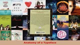 Read  Anatomy of a Typeface PDF Free