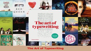 Download  The Art of Typewriting Ebook Free