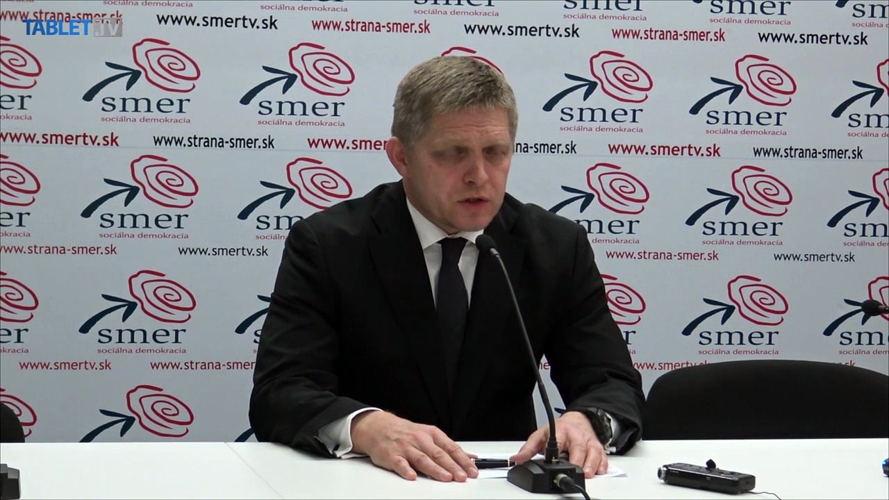 ZÁZNAM: Smer povedie do volieb R. Fico, R. Kaliňák a P. Pellegrini