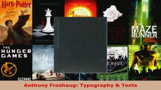 Read  Anthony Froshaug Typography  Texts PDF Online