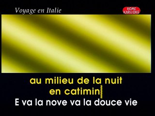 KARAOKE LILICUB - Voyage en Italie