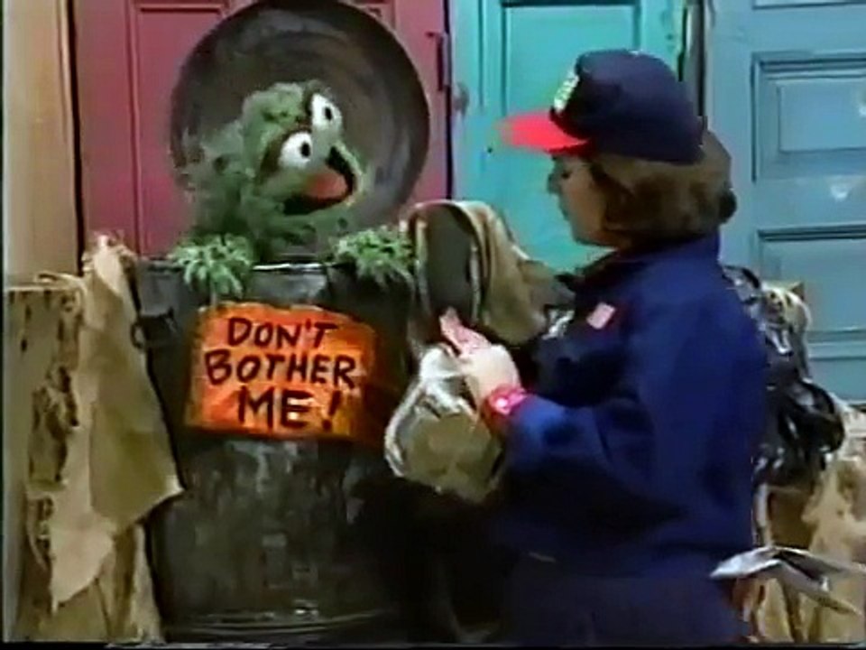 Sesame Street Rosie O Donnell and Oscar