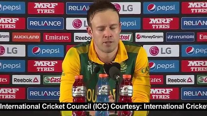 2015 WC_ De Villiers gets (Emotional) after losing to-New Zealand