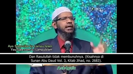 Ceramah Dr Zakir naik "kenapa jika seorang muslim menjadi murtad, maka dia harus mati?"