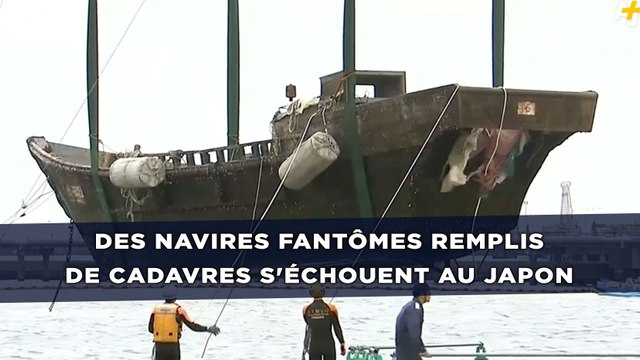 Des navires fantômes remplis de cadavres s'échouent au Japon