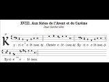 Kyrie gregorian missa XVIII, In feriis Adventus et Quadragesimae