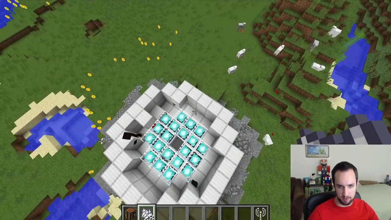 Ce gamer peut afficher ses vidéos et passer des appel en visio directement dans le jeu Minecraft... Enorme