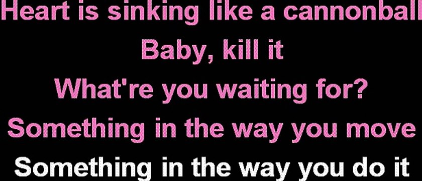 Ellie Goulding Something in the way move karaoke