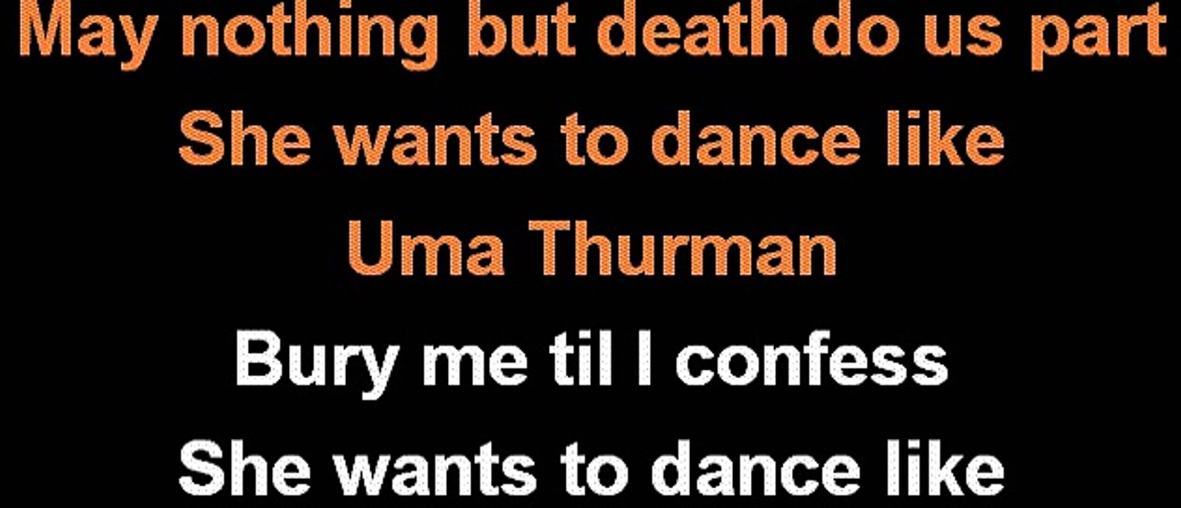 Fall Out Boy Uma Thurman Karoake