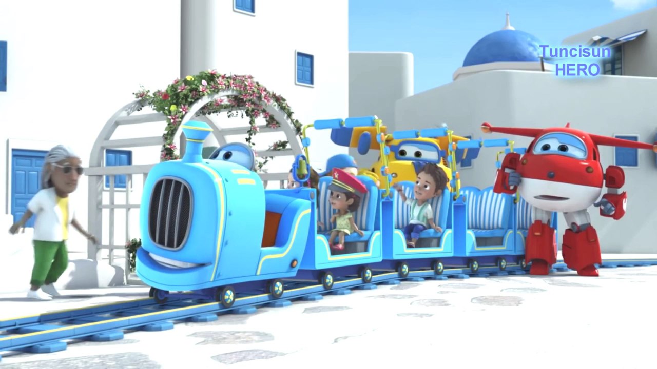 Harika Kanatlar Yeni Sezon Yeni Bölüm Trencilik Oynuyalım HD -Super Wings Santorini Choo Choo HD