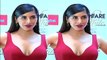 Sophie Chaudhary Deep Cleavage Show At Filmfare Glamour And Style Awards 2015