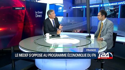 Eléctions Régionales en France : Le Medef s'oppose au programme économique du Front National