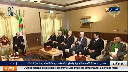 Bouteflika reçoit des hauts cadres de l Etat à l occasion du 60eme anniversaire de la révolution