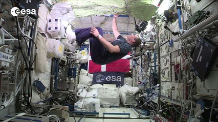 Andreas Mogensen's Columbus space laboratory tour DK