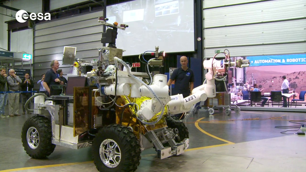 Driving Eurobot from space