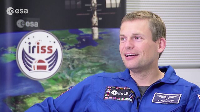 Interview with Andreas after landing