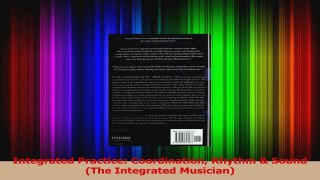 PDF Download  Integrated Practice Coordination Rhythm  Sound The Integrated Musician PDF Full Ebook