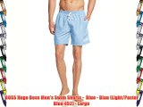 BOSS Hugo Boss Men's Swim Shorts -  Blue - Blau (Light/Pastel Blue 452) - Large
