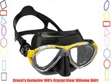 Cressi Eyes Evolution Scuba Diving Snorkeling Mask (Made in Italy) Black/Yellow