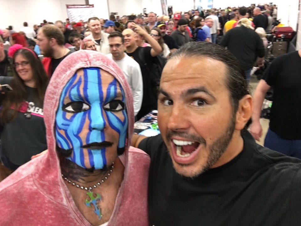Delz At Wrestlecade 2015 W/ Harlem Heat,Hardy Boyz,Jimmy Hart, Ricky Steamboat ,Bobby Heenan & More