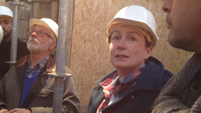 Visite du chantier de l'hôpital Frémeur