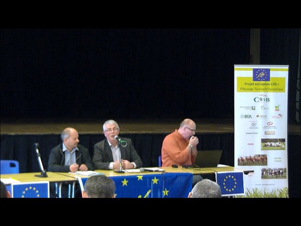 Témoignage d'un éleveur et échanges avec la salle - Séminaire Life PTD du 15 Octobre 2015 au Tallud (79)